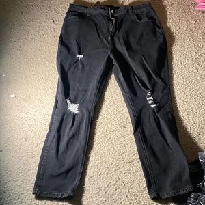 Not sure what brand, all black jeans, size 2xl